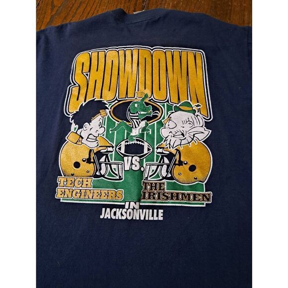 Vintage 1999 Medium All Stars Showdown Tech Engineers VS The Irishmen Tee Tshirt - Picture 4 of 6